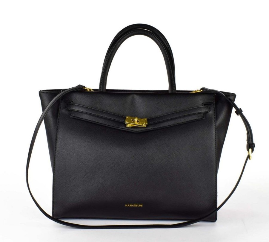 Borse Donna Maria Celine | Borsa A Mano E Tracolla Maria Celine Kim 01 Nera Nero