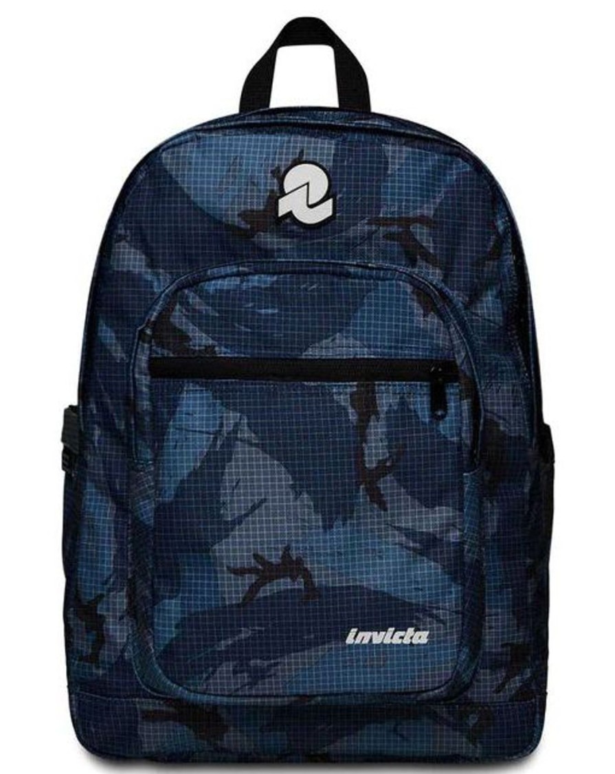 Zaini Invicta | Zaino Scuola Invicta Jelek Fantasy Military Camo Avio