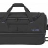 Valigie Travelite | Borsone Trolley Espandibile Travelite Basics S 96275 Nero