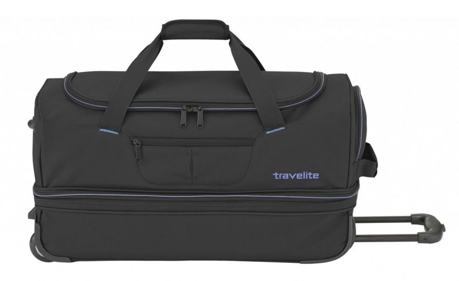 Valigie Travelite | Borsone Trolley Espandibile Travelite Basics S 96275 Nero