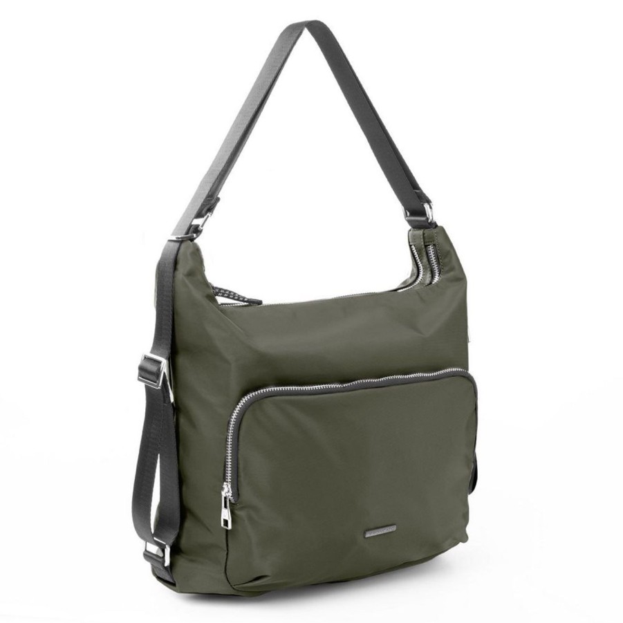 Borse Donna Roncato | Borsa A Spalla Zaino Roncato Portofino 1103 Verde