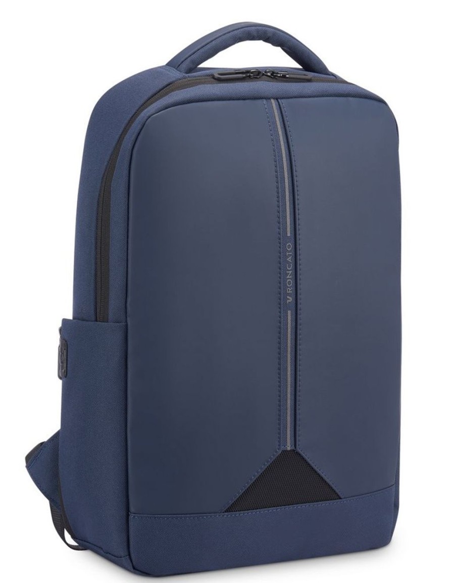 Borse Ufficio Roncato | Zaino Sottile Porta Pc 14" Roncato Clayton 2272 Blu