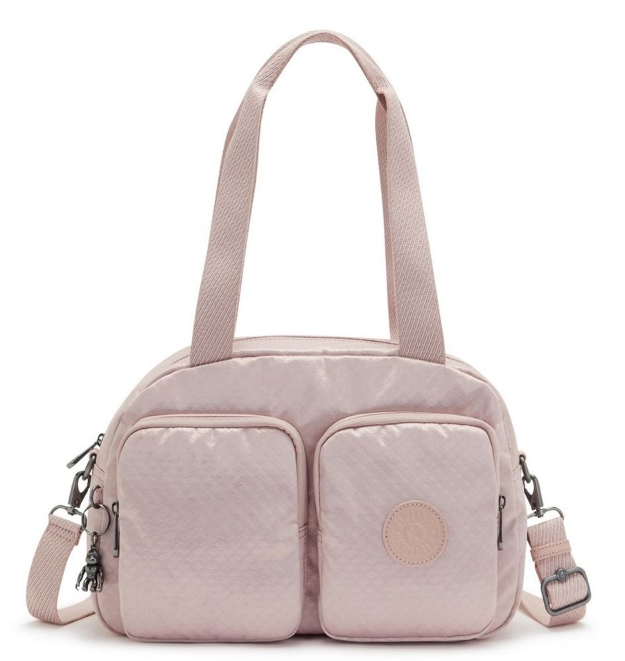 Borse Donna Kipling | Borsa A Mano E Tracolla Kipling Cool Defea Pink Flow Emb