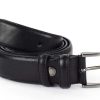 Pelletteria Emporio Cattani | Cintura In Pelle Emporio Cattani 03 Nera Nero