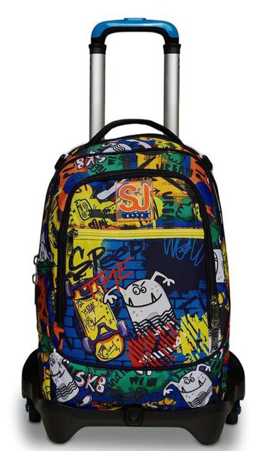 Zaini Sj Gang | Trolley Scuola Sj Jack 3 Ruote Critty Boy