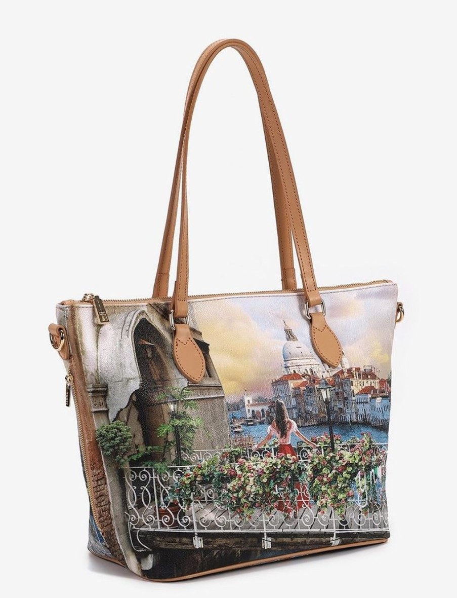 Borse Donna Ynot | Borsa A Spalla Ynot? 396 Venezia Flowery Canal