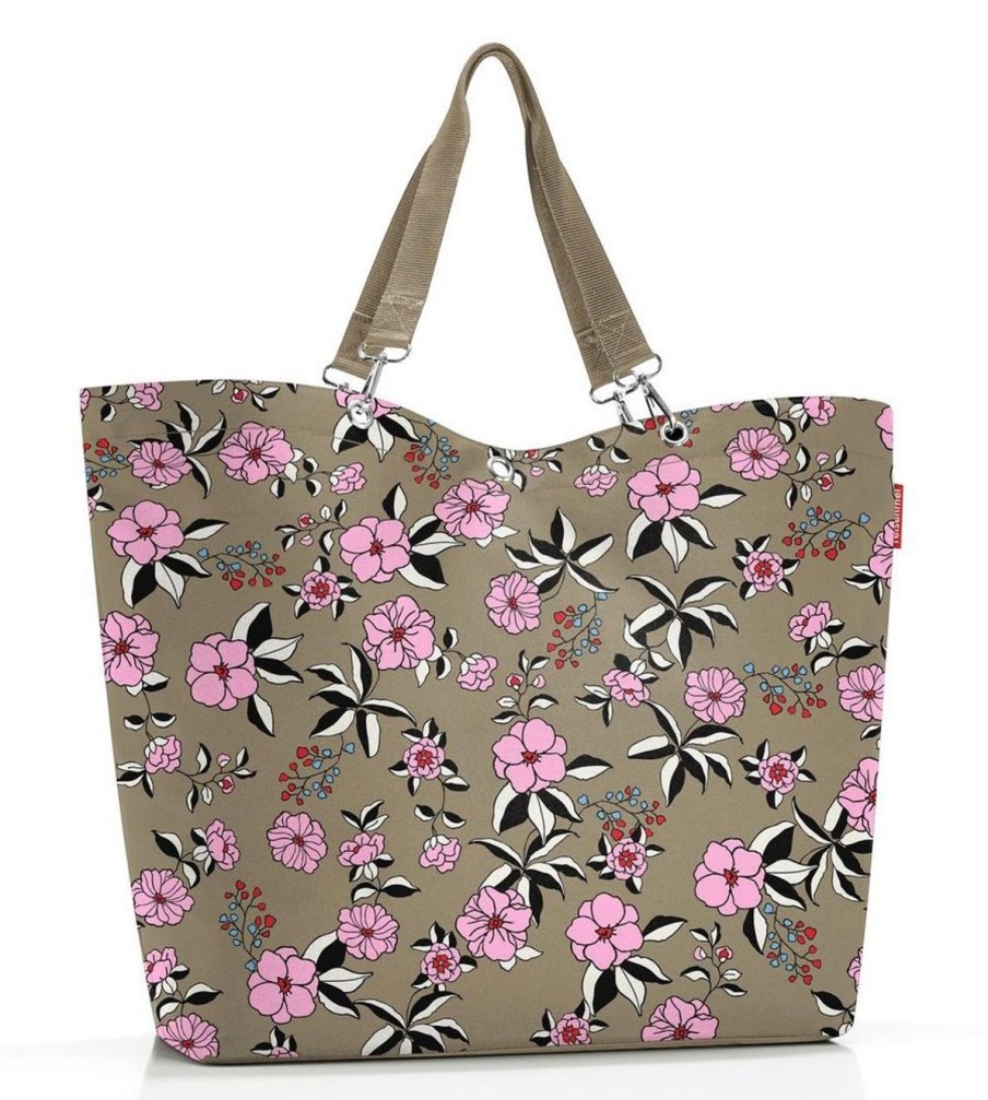 Borse Donna Reisenthel | Borsa Da Mare Reisenthel Shopper Xl Garden Taupe