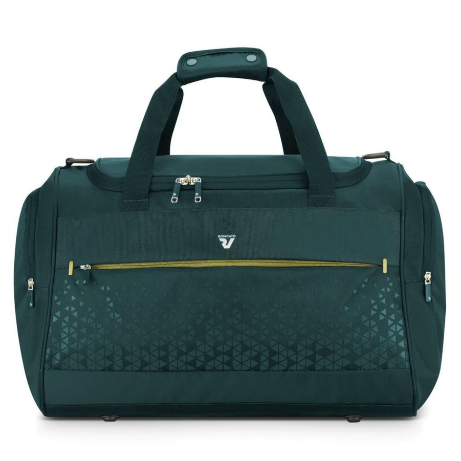 Valigie Roncato | Borsone Roncato Crosslite 4855 Verde Bottiglia