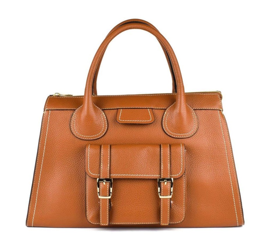 Borse Donna Pronto Moda | Borsa A Mano E Tracolla 20152 Cuoio