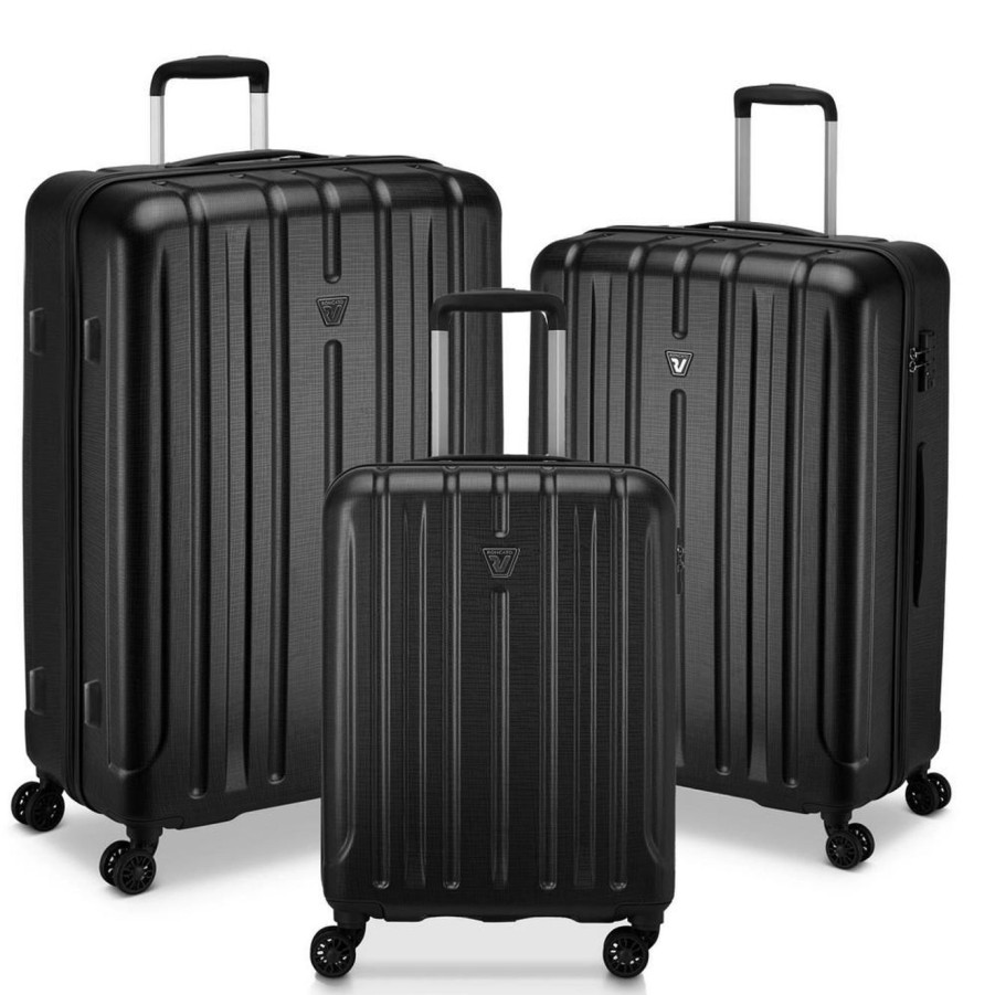 Valigie Roncato | Set 3 Trolley Roncato Kinetic 2.0 Nero