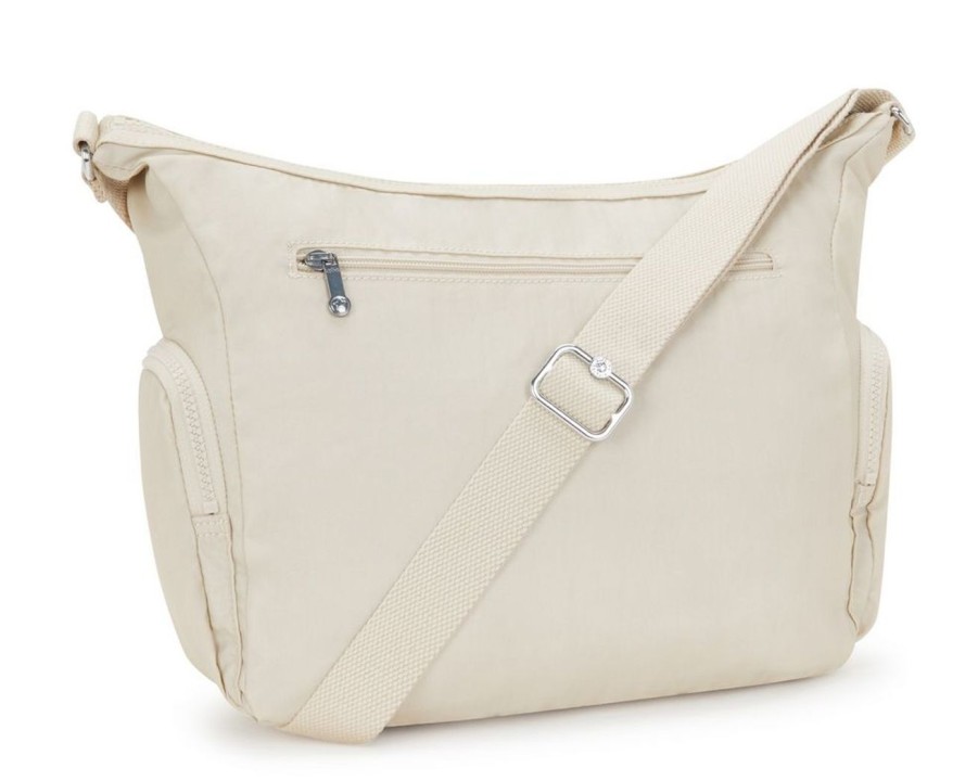 Borse Donna Kipling | Borsa Tracolla Kipling Gabbie Beige Pearl