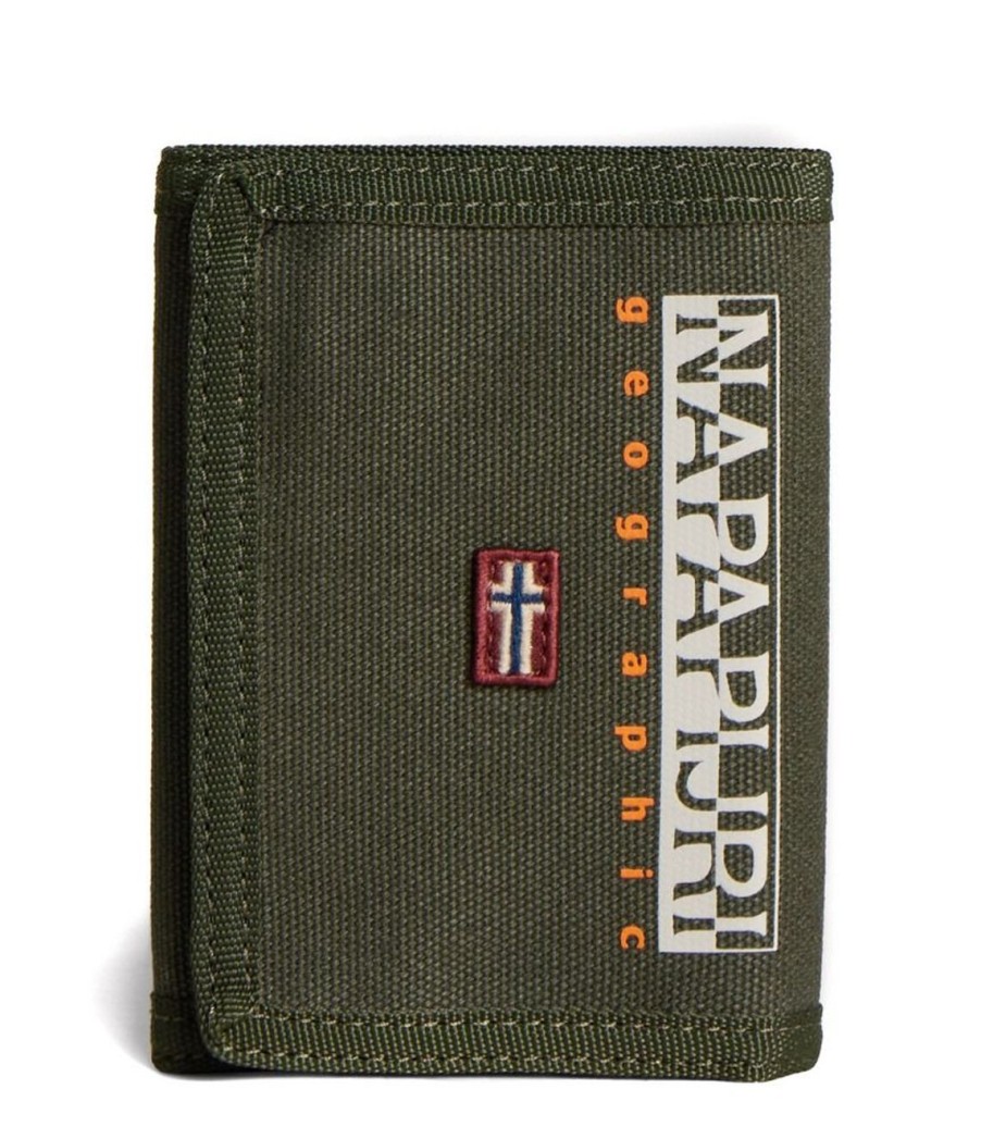 Pelletteria Napapijri | Portafoglio Napapijri Hering Wallet Green Depths