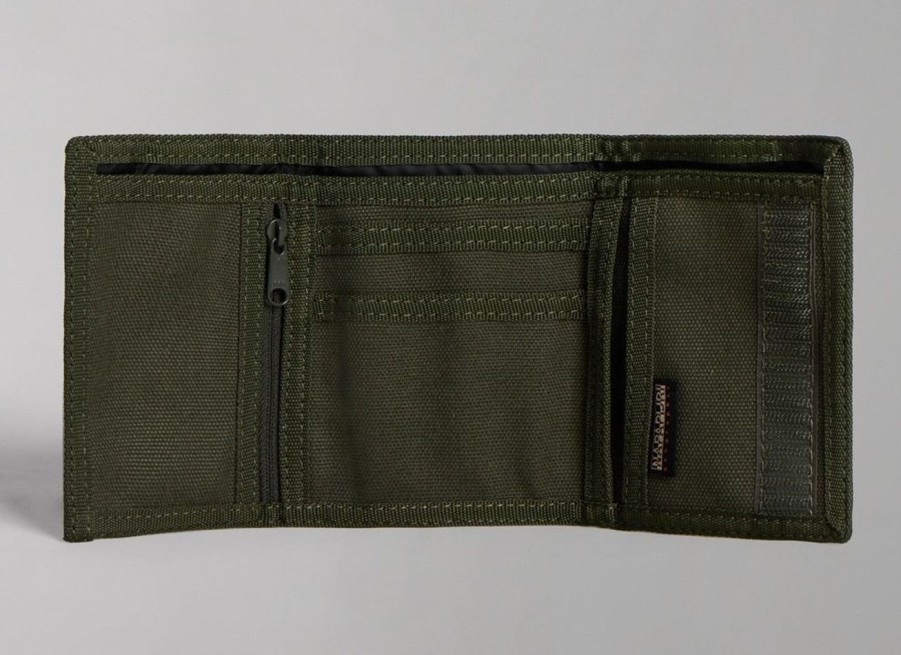 Pelletteria Napapijri | Portafoglio Napapijri Hering Wallet Green Depths