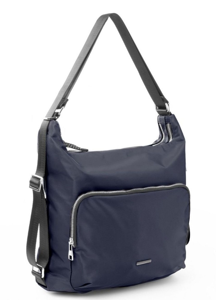 Borse Donna Roncato | Borsa A Spalla Zaino Roncato Portofino 1103 Navy