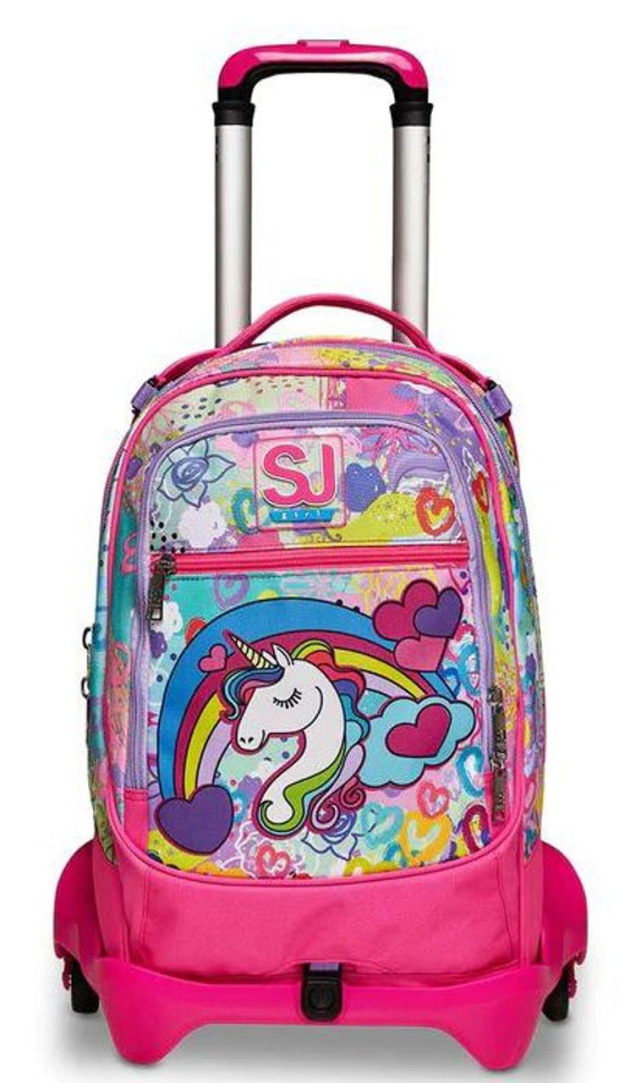 Zaini Sj Gang | Trolley Scuola Sj Jack 3 Ruote Magicflip Girl