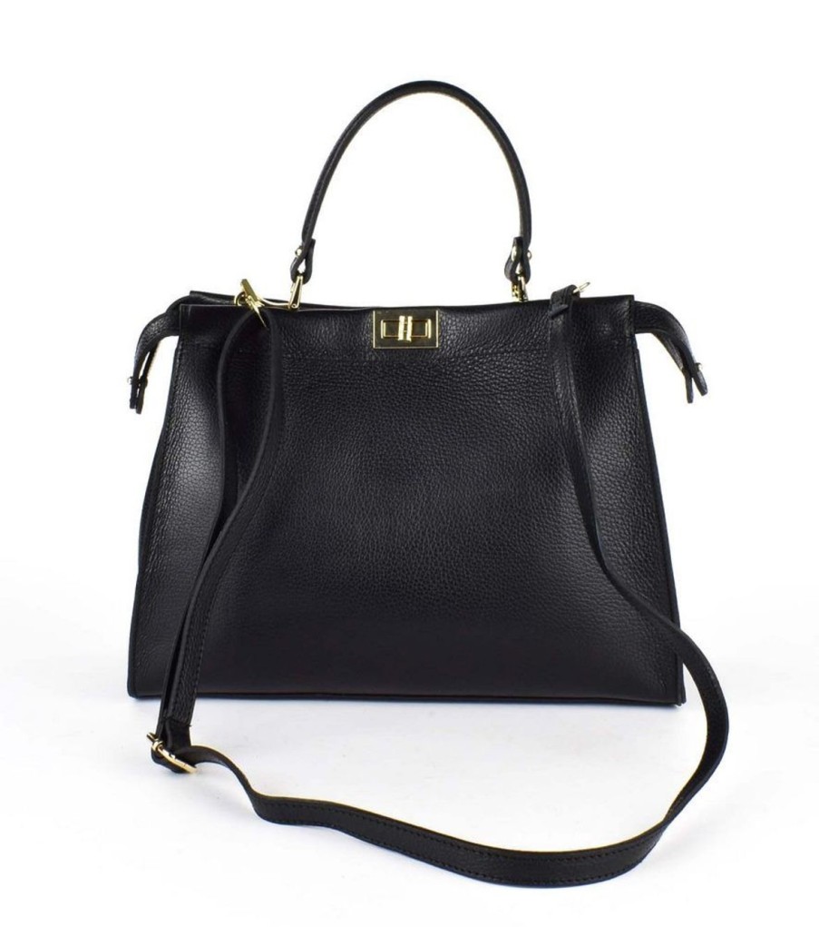 Borse Donna Pronto Moda | Borsa A Mano E Tracolla 20145 Nero