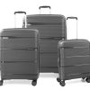 Valigie Roncato | Set 3 Trolley Espandibili Roncato R-Lite Antracite