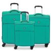 Valigie Roncato | Set 3 Trolley Espandibili Roncato Evolution Smeraldo