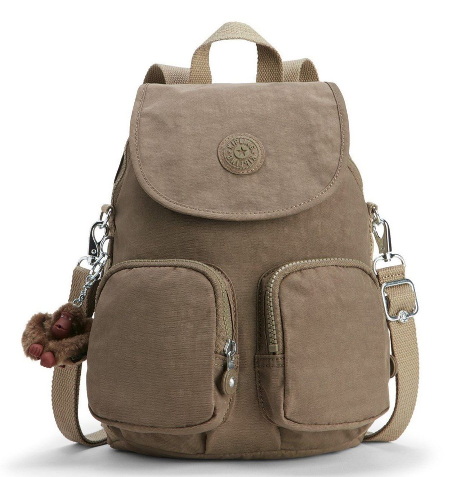 Borse Donna Kipling | Zaino E Tracolla Kipling Firefly Up True Beige