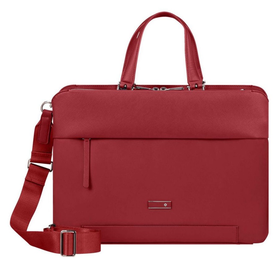 Borse Ufficio Samsonite | Borsa Lavoro Donna 14,1" Samsonite Zalia 3.0 Rossa Rosso