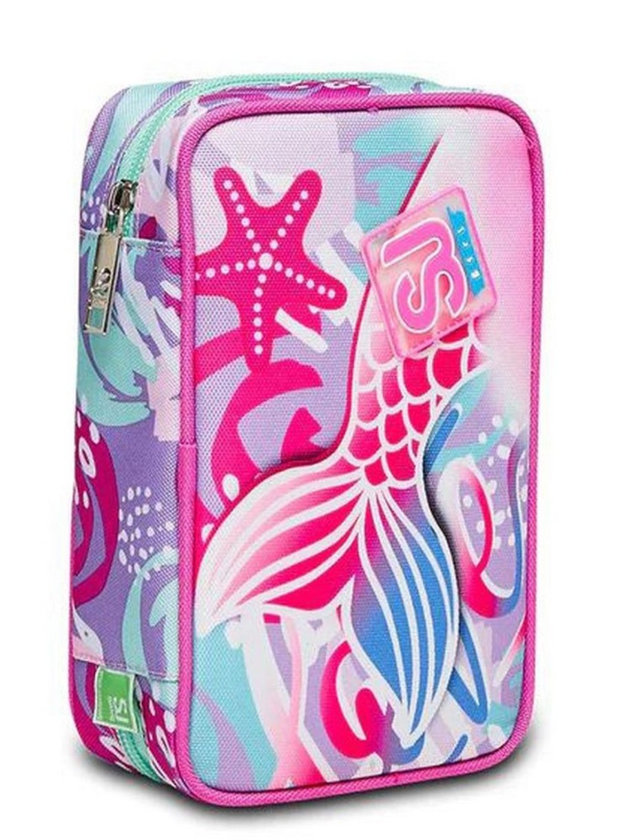 Zaini Sj Gang | Astuccio Scuola Sj Speed Case Sea Beauty