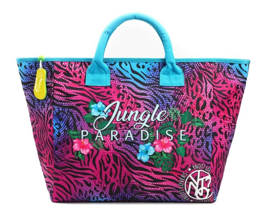 Borse Donna Ynot | Borsa Da Mare Ynot? Jungle Paradise 005 Aqua