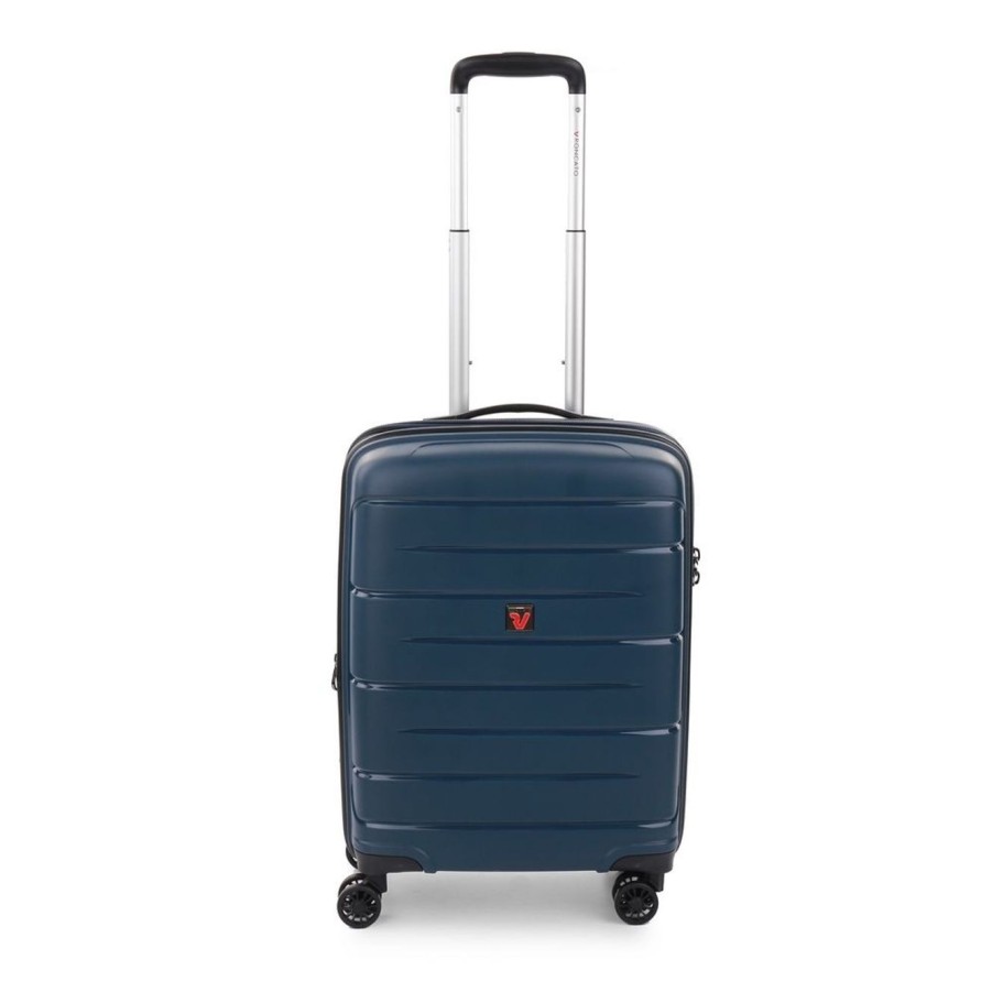 Valigie Roncato | Trolley Cabina Espandibile Roncato Flight Dlx 3463 Blu Notte