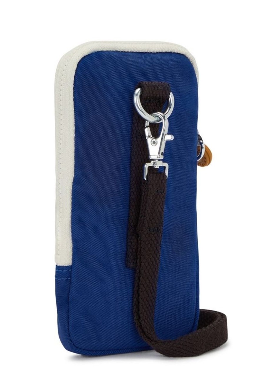 Borse Uomo Kipling | Bustina Con Laccio Kipling Clark Blue Beige