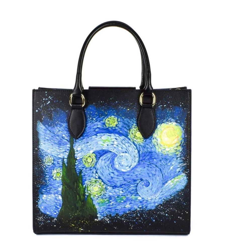 Borse Donna Pronto Moda | Borsa A Mano E Tracolla Artist 01 "La Notte Stellata"