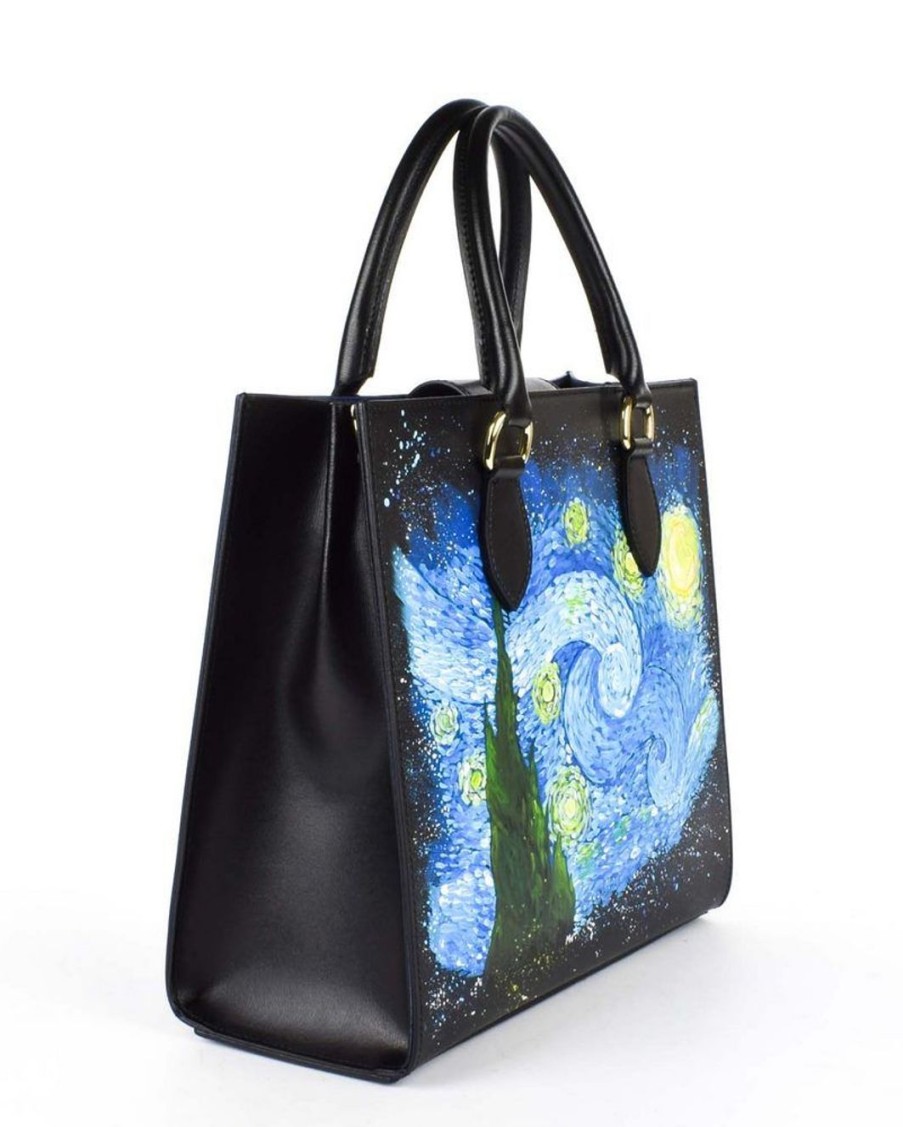 Borse Donna Pronto Moda | Borsa A Mano E Tracolla Artist 01 "La Notte Stellata"