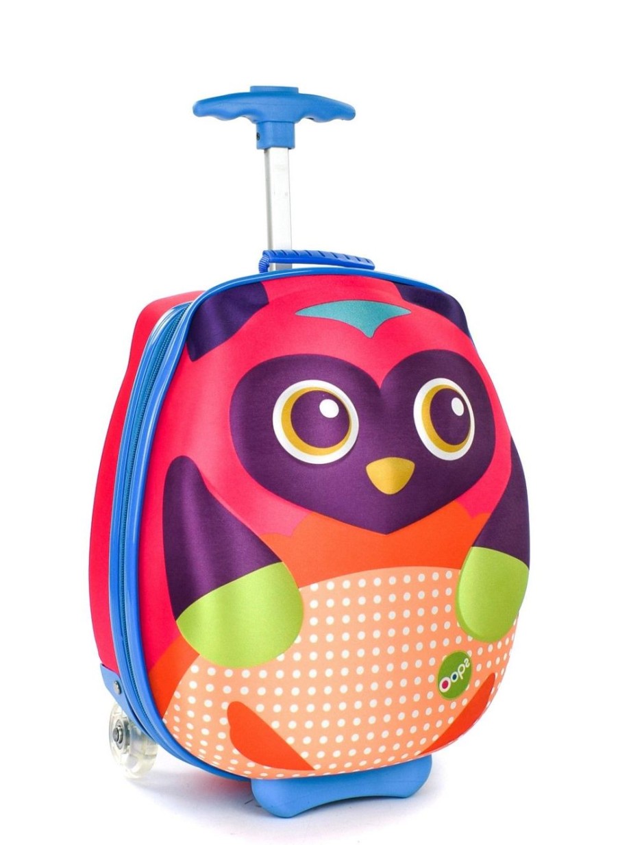 Valigie Oops | Trolley Bambino Oops Happy Trolley Owl