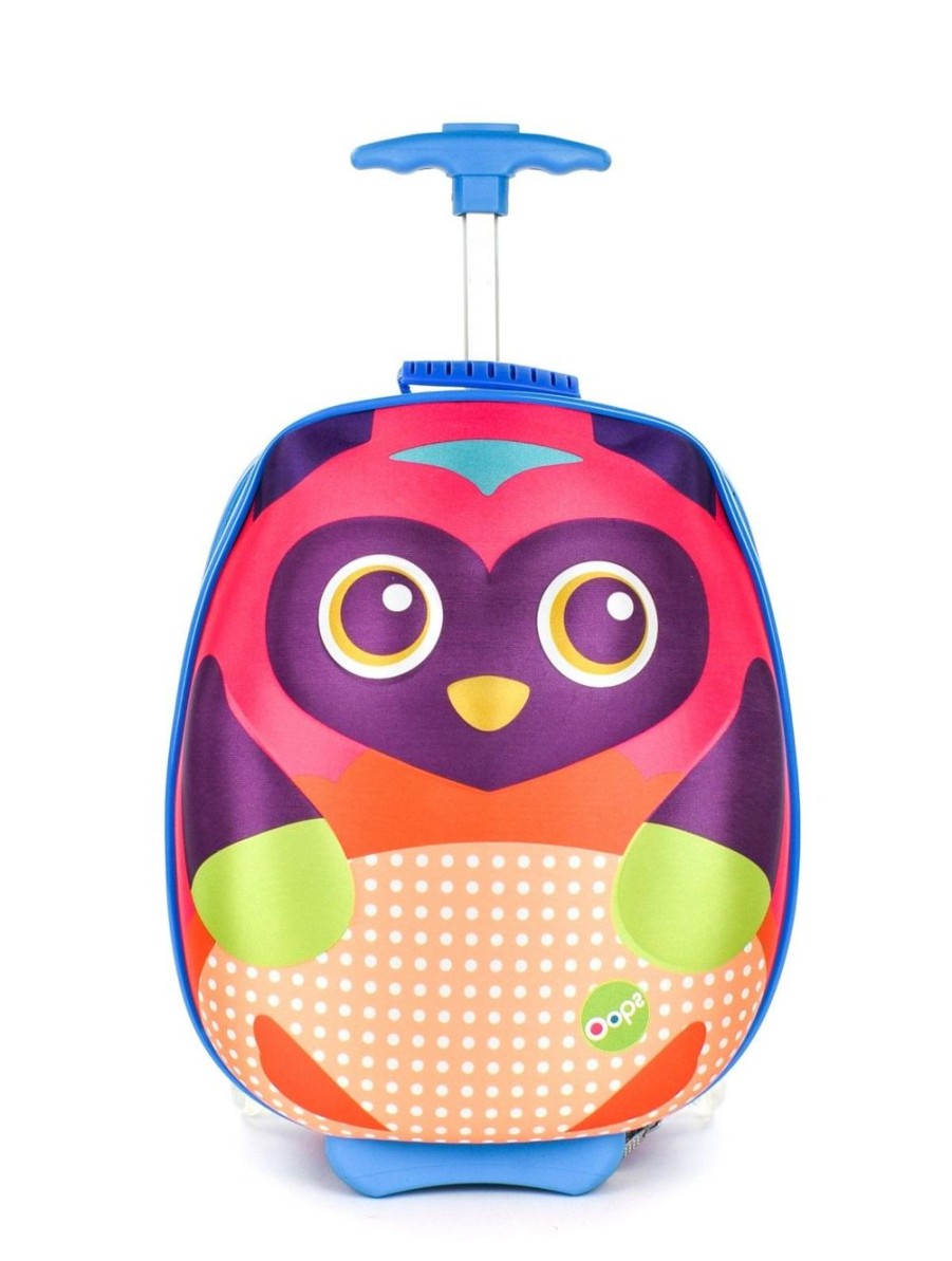 Valigie Oops | Trolley Bambino Oops Happy Trolley Owl