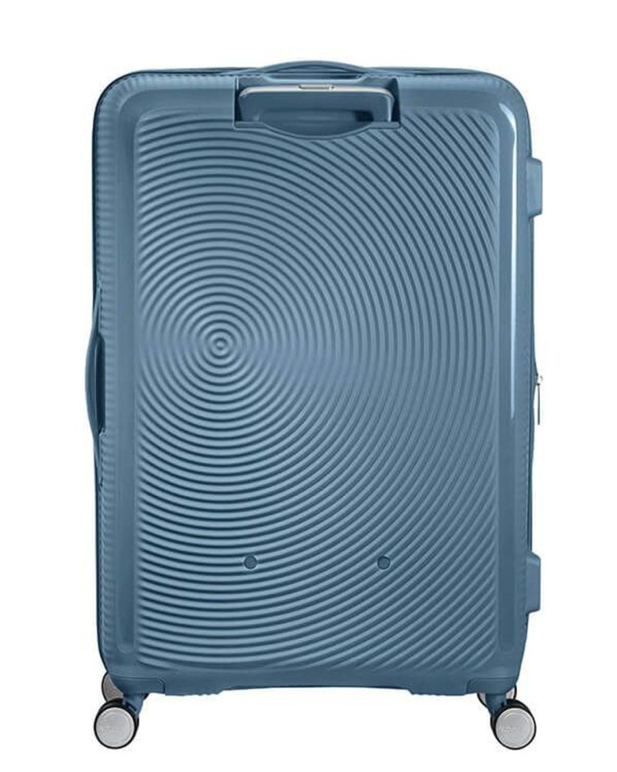 Valigie American Tourister | Trolley Espandibile American Tourister Soundbox 77Cm Stone Blue