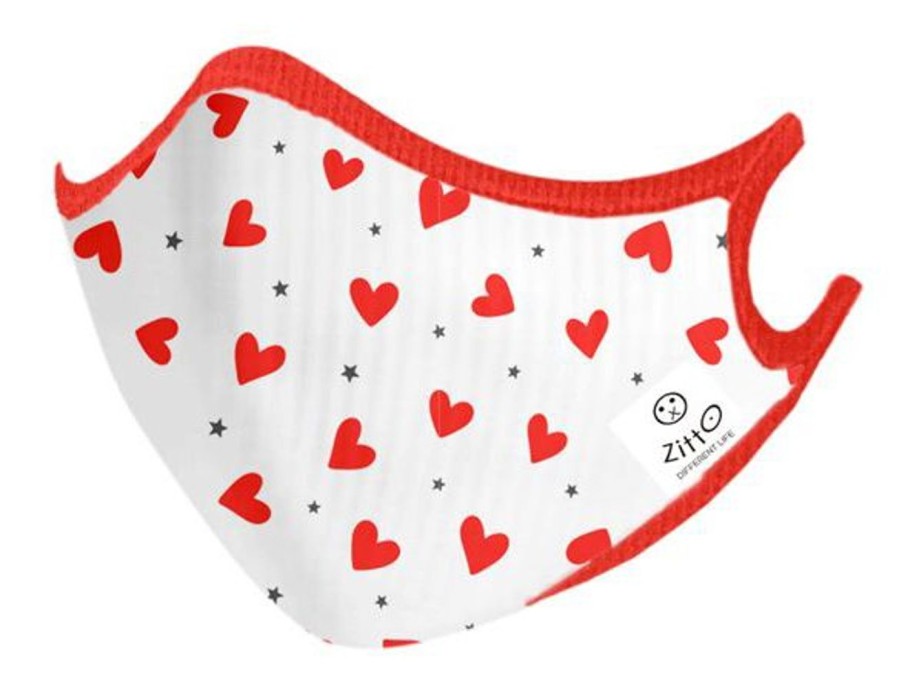 Valigie Zitto | Mascherina Per Bambini Zitto Mask Kids Hearts