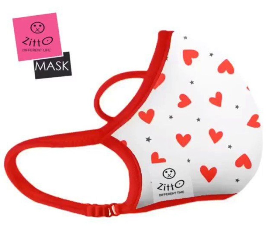 Valigie Zitto | Mascherina Per Bambini Zitto Mask Kids Hearts