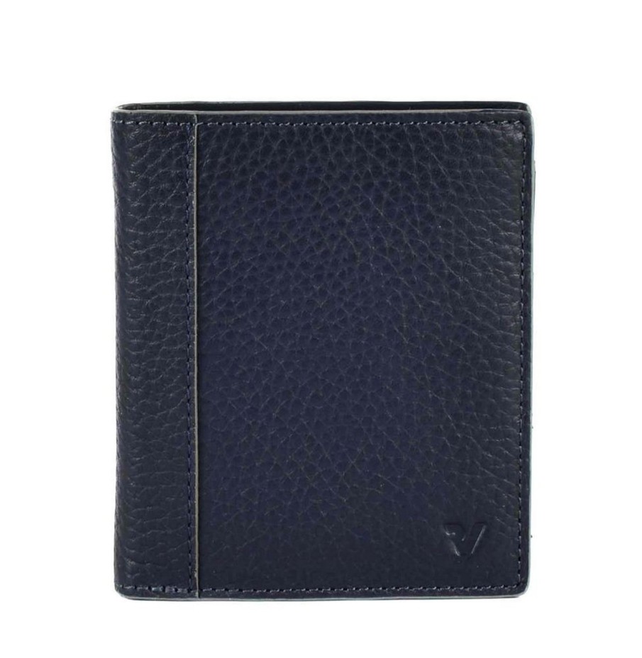 Pelletteria Roncato | Portafoglio Uomo Piccolo Roncato Sidney 2472 Navy