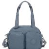 Borse Donna Kipling | Borsa A Mano E Tracolla Kipling Cool Defea Brush Blue