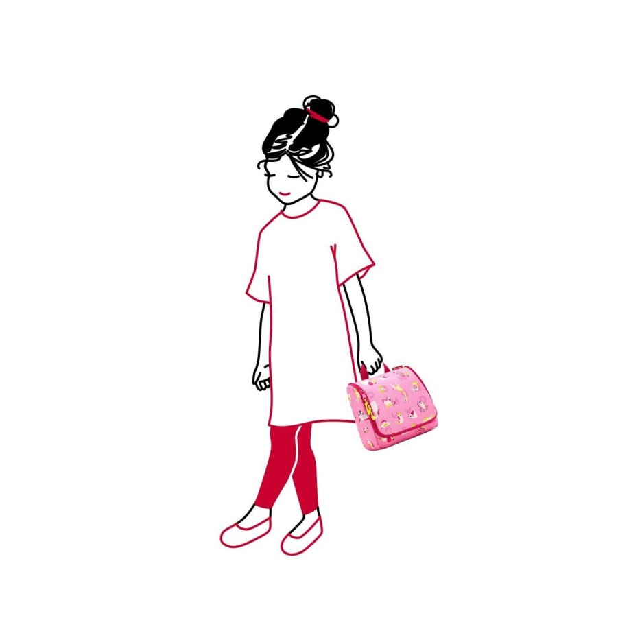 Valigie Reisenthel | Necessaire Reisenthel Toiletbag Kids Abc Friends Pink