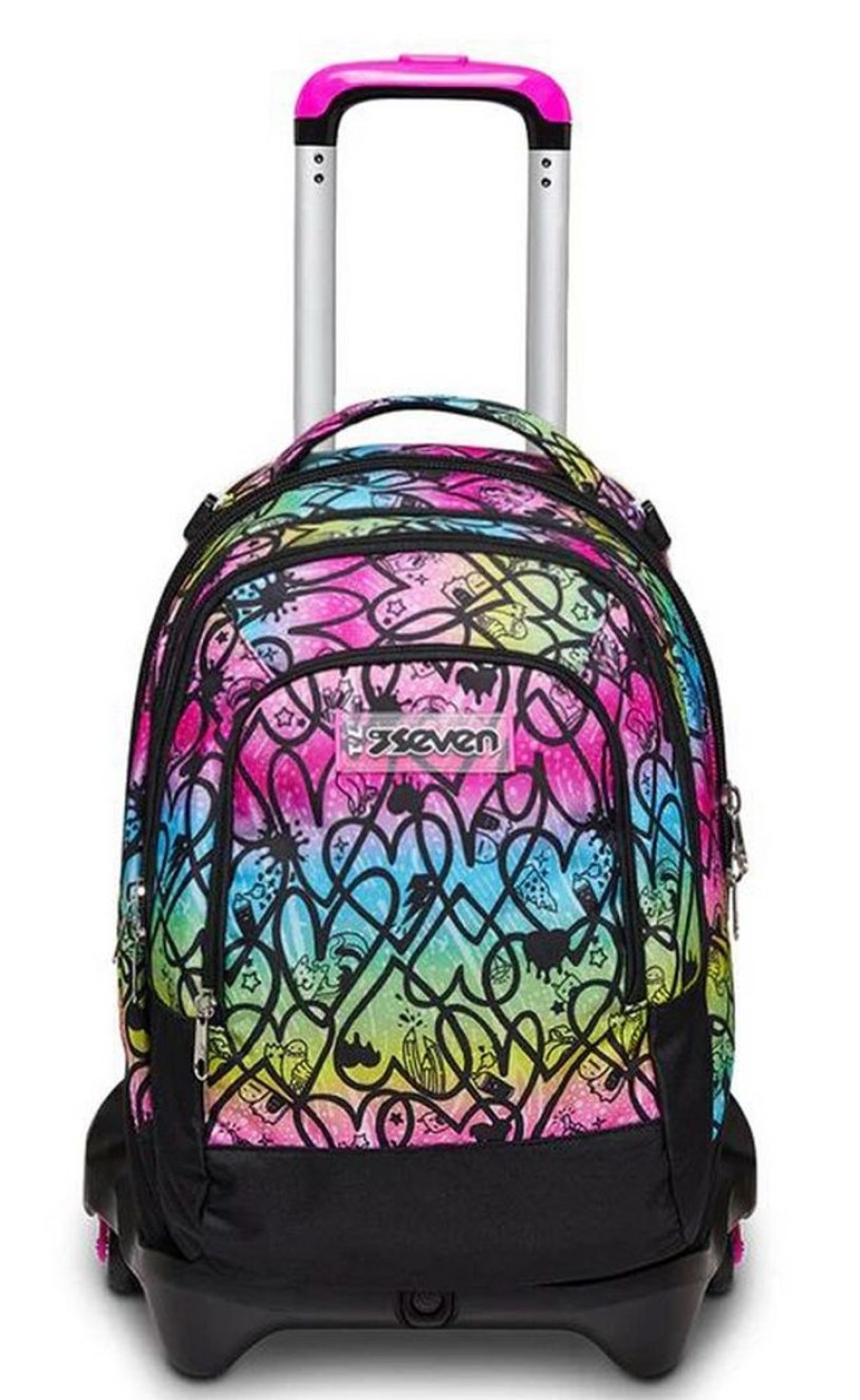 Zaini Seven | Trolley Scuola Seven Jack 3 Ruote Detach Colour Expression