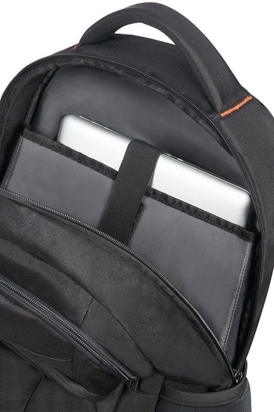 Borse Ufficio American Tourister | Zaino Porta Pc 17,3" American Tourister At Work Nero/Arancio