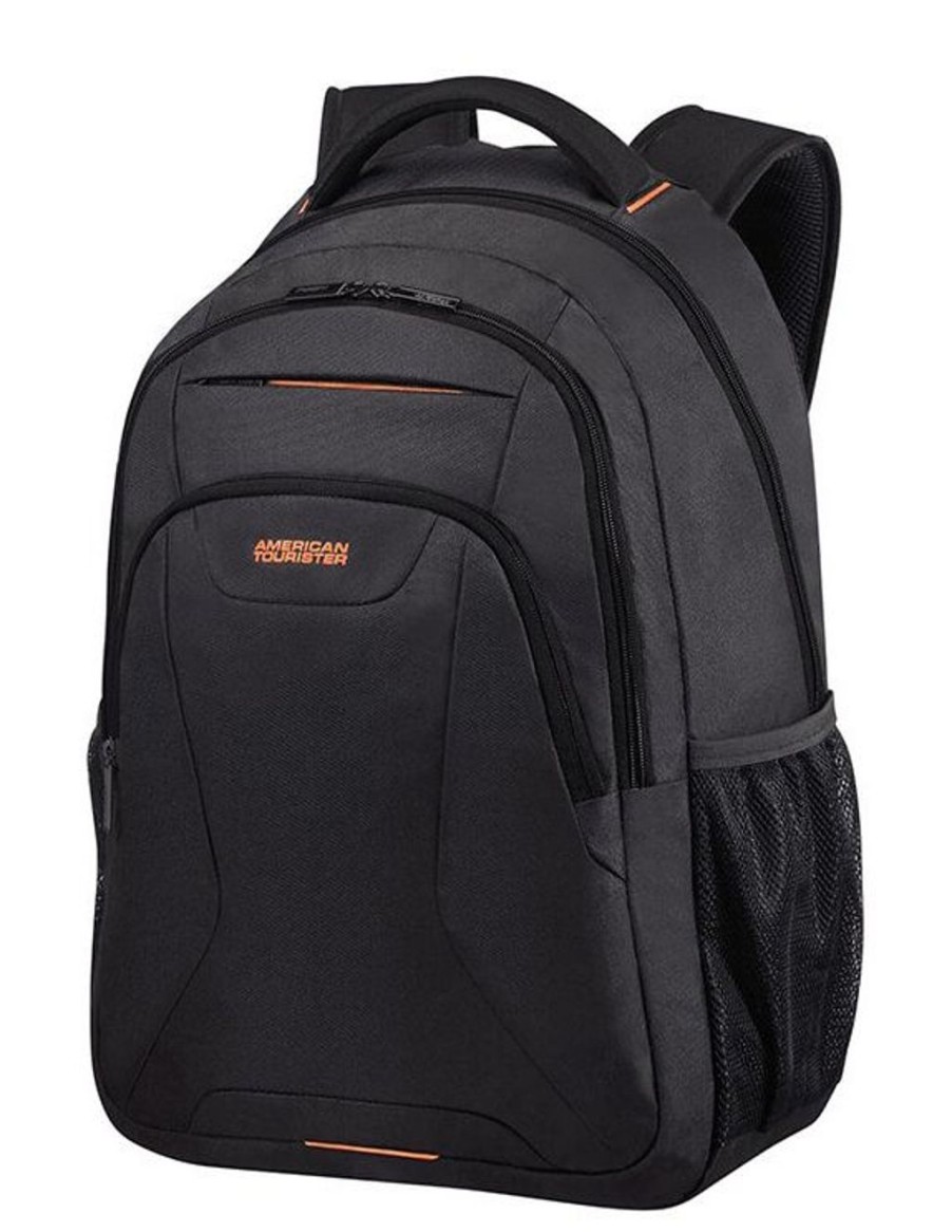 Borse Ufficio American Tourister | Zaino Porta Pc 17,3" American Tourister At Work Nero/Arancio