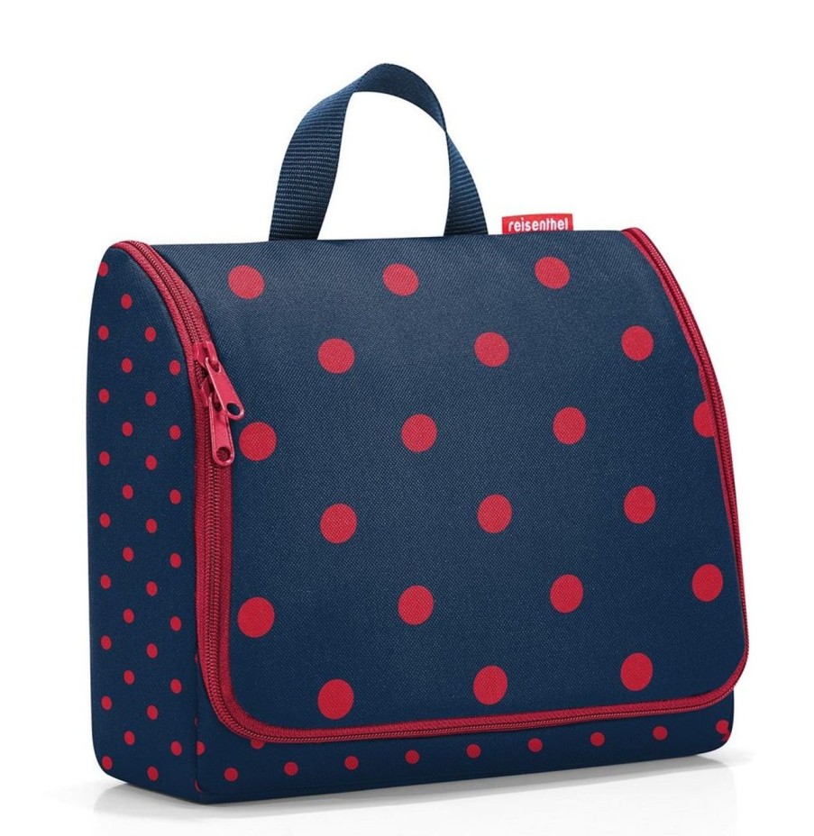 Valigie Reisenthel | Necessaire Reisenthel Toiletbag Xl Mixed Dots Red