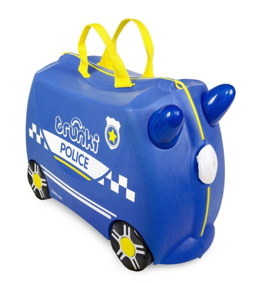 Valigie Trunki | Valigia Per Bambini Cavalcabile Trunki Percy The Police