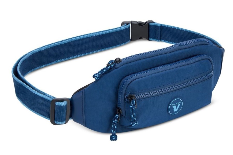 Zaini Roncato | Marsupio Piatto Roncato Rolling 5221 Blu