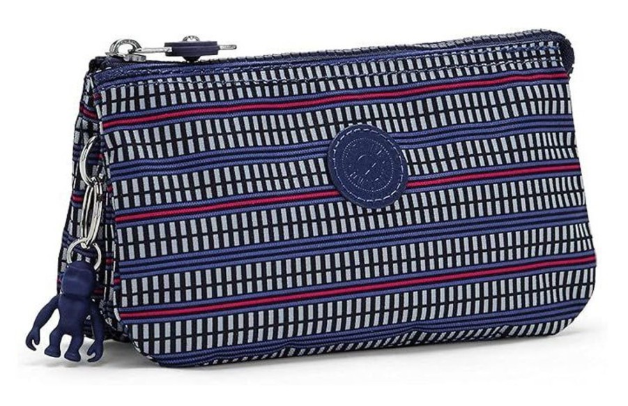 Pelletteria Kipling | Bustina Kipling Creativity L Blue Geo Print