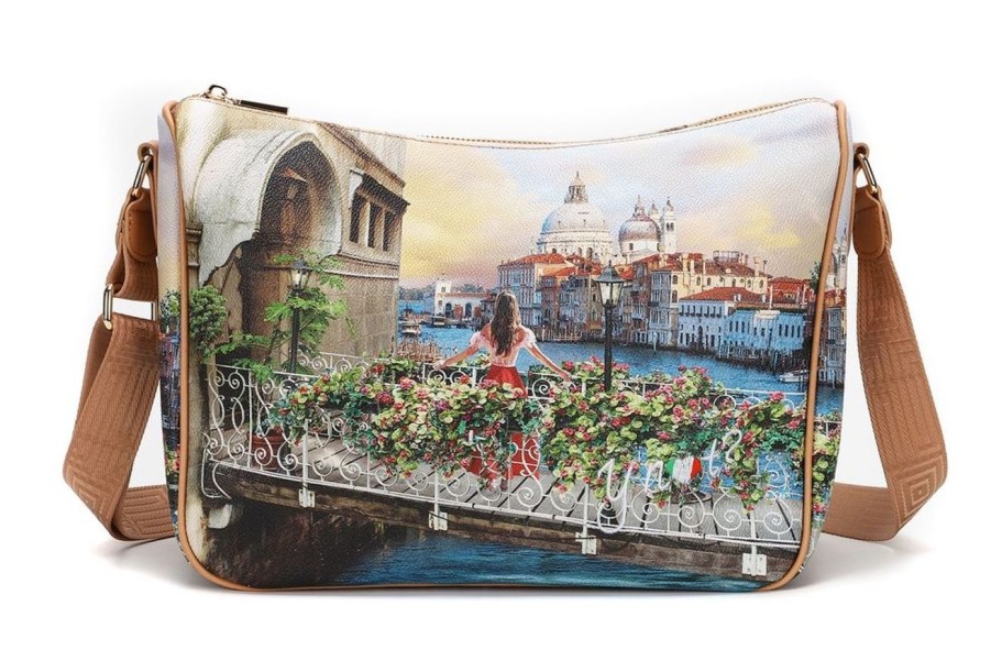 Borse Donna Ynot | Borsa A Tracolla Ynot? 370 Venezia Flowery Canal Roma Flowery Canal