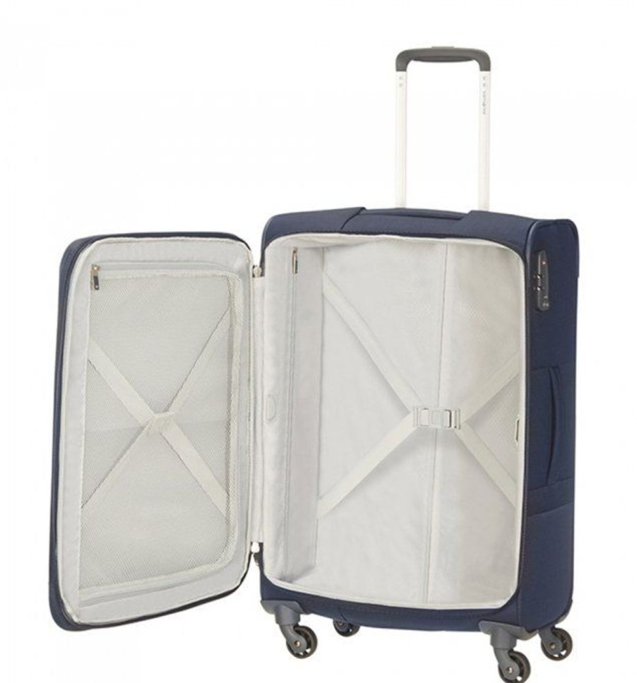 Valigie Samsonite | Trolley Medio 4 Ruote 66Cm Samsonite Base Boost Navy