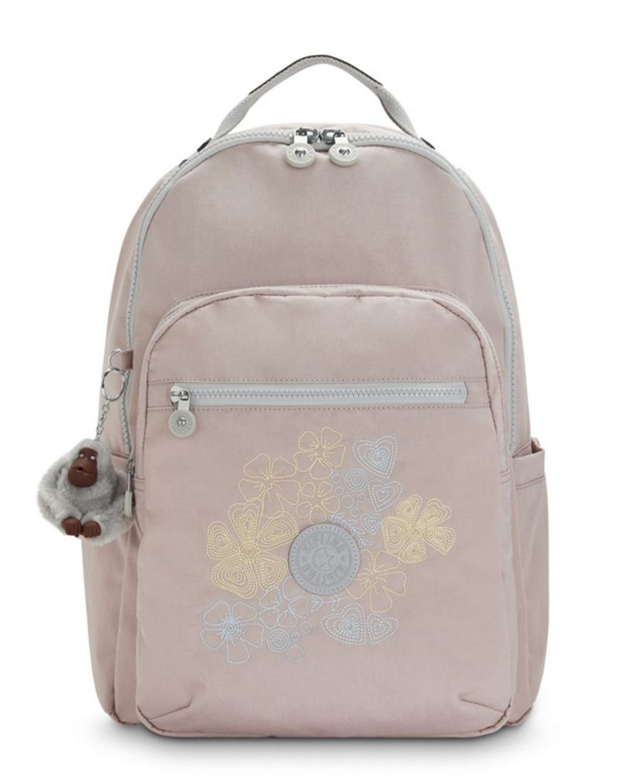 Borse Donna Kipling | Zaino Kipling Clas Seoul Pink Dash Girl