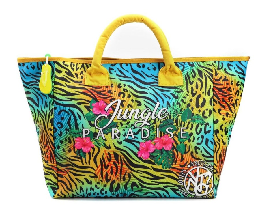 Borse Donna Ynot | Borsa Da Mare Ynot? Jungle Paradise 005 Yellow