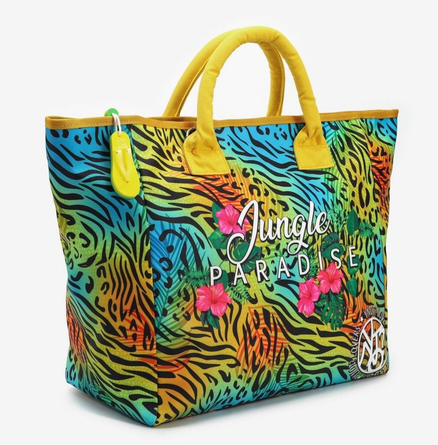 Borse Donna Ynot | Borsa Da Mare Ynot? Jungle Paradise 005 Yellow